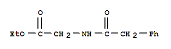 2-[(2-苯基乙酰基)氨基]乙酸乙酯