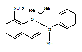 1',3',3'-三甲基螺环-8-硝基(2H-1-苯并吡喃-2',2'-吲哚啉)