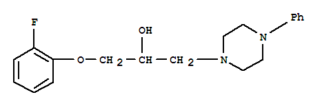 alpha-[(2-氟苯氧基)甲基]-4-苯基-1-哌嗪乙醇
