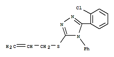 3-(2-氯苯基)-4-苯基-5-(丙-2-烯-1-基硫烷基)-4H-1,2,4-三唑