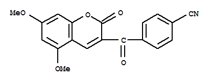 3-(4-氰基苯甲酰基)-5,7-二甲氧基香豆素