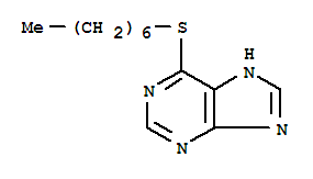 6-庚基巯基嘌呤