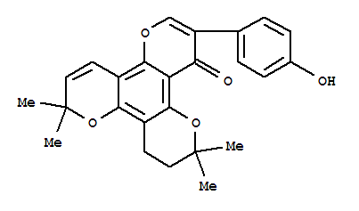 3,4-二氢-11-(4-羟基苯基)-2,2,6,6-四甲基-2H,6H,12H-苯并[1,2-B:3,4-B':5,6-B'']三吡喃-12-酮