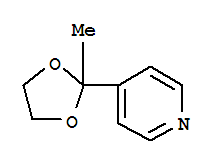 4-(2-甲基-1,3-二氧戊环-2-基)吡啶