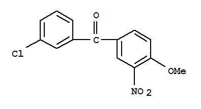 (3-氯苯基)(4-甲氧基-3-硝基苯基)甲酮