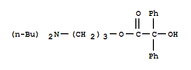 3-(二丁基氨基)丙基2-羟基-2,2-二(苯基)乙酸酯