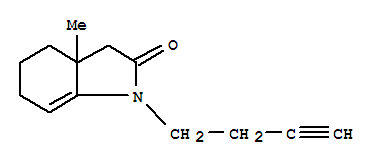 1-(3-丁炔-1-基)-3a-甲基-1,3,3a,4,5,6-六氢-2H-吲哚-2-酮