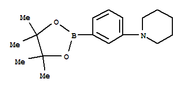 1-[3-(4,4,5,5-四甲基-1,3,2-二噁硼烷-2-基)苯基]哌啶