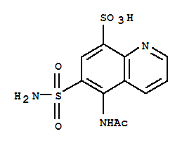 5-乙酰氨基-6-氨基磺酰基-8-喹啉磺酸