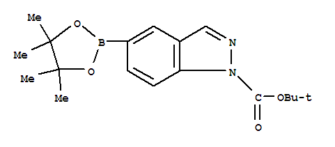 5-(4,4,5,5-四甲基-1,3,2-二氧硼烷-2-基)-1H-吲哒唑-1-甲酸叔丁酯
