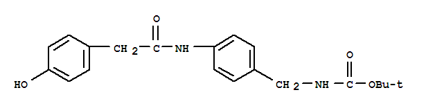 [4-[2-(4-羟基-苯基)-乙酰基氨基]-苄基]-氨基甲酸叔丁酯