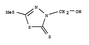 3-羟基甲基-5-甲基硫代-1,3,4-噻二唑-2(3h)-硫酮