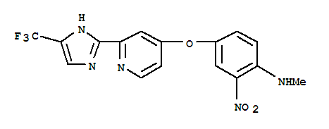 N-甲基-2-硝基-4-[[2-[5-(三氟甲基)-1H-咪唑-2-基]-4-吡啶基]氧基]-苯胺