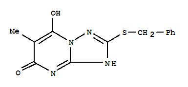 2-苄基磺酰基-6-甲基-[1,2,4]噻唑并[1,5-a]嘧啶-5,7-二醇