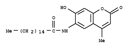N-(7-羟基-4-甲基-2-氧代-2H-苯并吡喃-6-基)十六烷酰胺