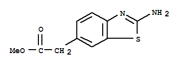 甲基(2-氨基-1,3-苯并噻唑-6-基)乙酸酯