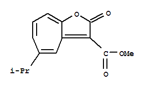 5-异丙基-3-(甲氧羰基)-2<i>H</i>-环庚烷[<i>b</i>]呋喃-2-酮