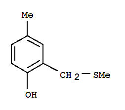 4-甲基-2-[(甲硫基)甲基]苯酚
