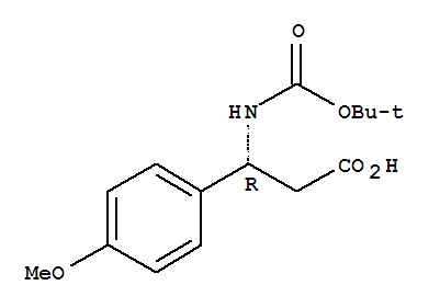 (R)-3-((叔丁氧基羰基)氨基)-3-(4-甲氧基苯基)丙酸