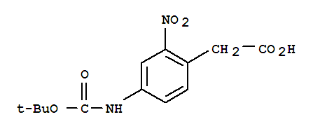 4-[[(1,1-二甲基乙氧基)羰基]氨基]-2-硝基苯乙酸