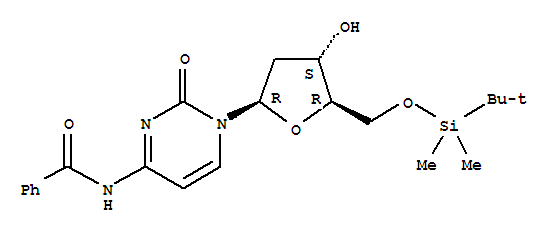 N-苯甲酰基-5-O-叔-丁基二甲基甲硅烷-2-脱氧胞啶, 98+%