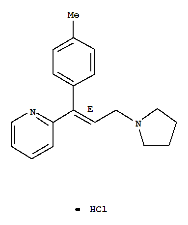 2-(1-(4-甲基苯基)-3-(1-吡咯烷基)-1-丙烯基)吡啶盐酸盐