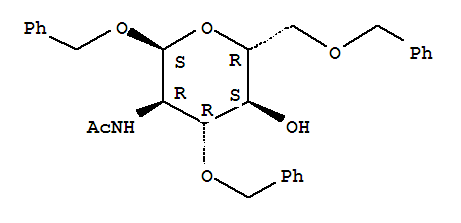 苄基 2-乙酰氨基-3,6-二-O-苄基-2-脱氧-alpha-D-吡喃葡萄糖苷