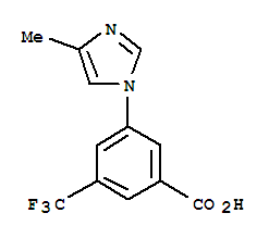 3-(4-甲基咪唑-1-基)-5-三氟甲基苯甲酸