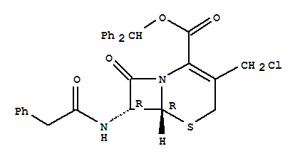 7-苯乙酰氨基-3-氯甲基-4-头孢烷酸二苯甲基酯