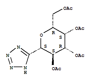2,3,4,6-四-O-乙酰基-1,5-脱水-1-(2H-四唑-5-基)己糖醇