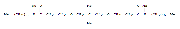 3,3'-(2,2-二甲基丙烷-1,3-二基)二(氧代)二(N-庚基-N-甲基丙酰胺)