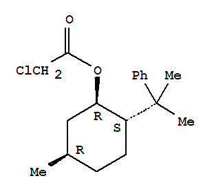 (1R,2S,5R)-(+)-5-甲基-2-(1-甲基-1-苯乙基)氯乙酸环己酯
