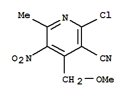 2-氯-4-(甲氧甲基)-6-甲基-5-硝基烟腈