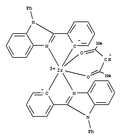 乙酰丙酮酸二(1,2-二苯基苯并咪唑-C2,N)合铱(III)