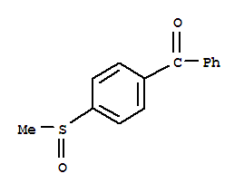 4-苯甲酰苯基甲基亚砜; [4-(甲基亚磺酰基)苯基]苯甲酮