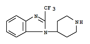 1-(4-哌啶基)-2-三氟甲基-1H-苯并咪唑
