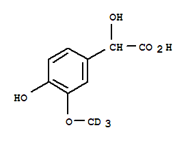 4-羟基-3-(甲氧基-D3)扁桃酸