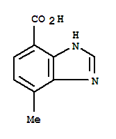 (9ci)-7-甲基-1H-苯并咪唑-4-羧酸