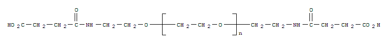 α,ω-双{2-[(3-羧基-1-氧丙基)氨基]乙基}聚乙二醇