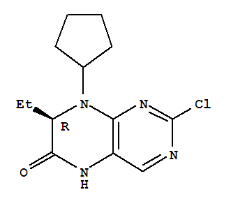 (7R)-2-氯-8-环戊烷基-7-乙基-7,8-二氢-6(5H)-蝶啶酮