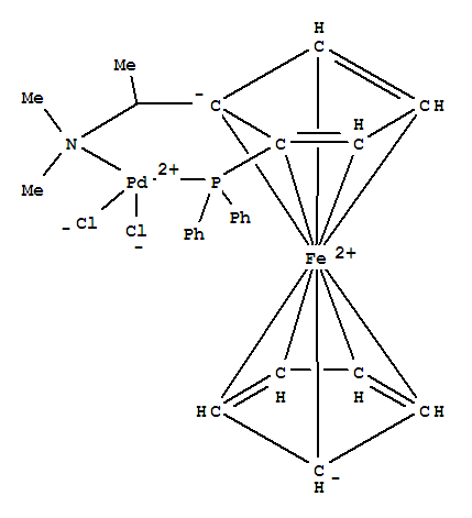 二氯[(R)-N,N-二甲基-1-[(S)-2-(二苯基膦)二茂铁基]乙胺]钯(II)