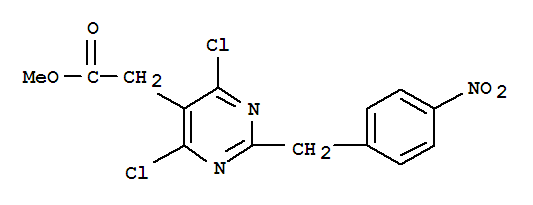 2-对硝基苯甲基-4,6-二氯-5-嘧啶乙酸甲酯