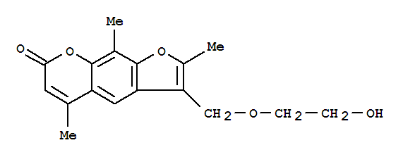 3-(2-羟基乙氧基甲基)-2,5,9-三甲基呋喃并[3,2-g]色烯-7-酮