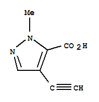 4-乙炔基-1-甲基-1H-吡唑-5-羧酸