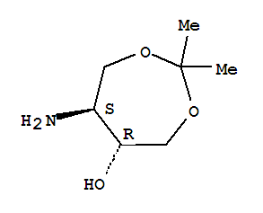 反式5-氨基-6-羟基-2,2-二甲基-1,3-二氧杂环庚烷