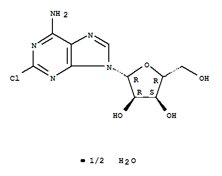 2-氯腺苷半水合物
