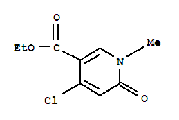 4-氯-1-甲基-6-氧代-1,6-二氢-3-吡啶甲酸乙酯