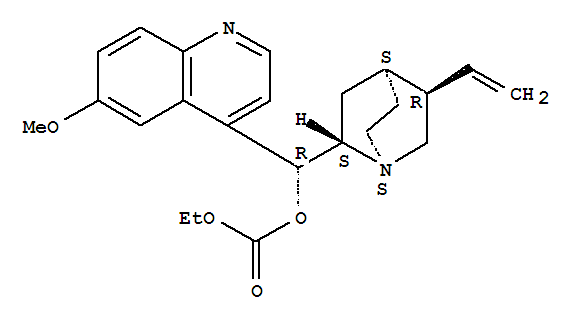 ((R)-(6-甲氧基吡啶-4-基)((1S,2S,4S,5R)-5-乙烯基奎宁环-2-基)甲基)碳酸乙酯