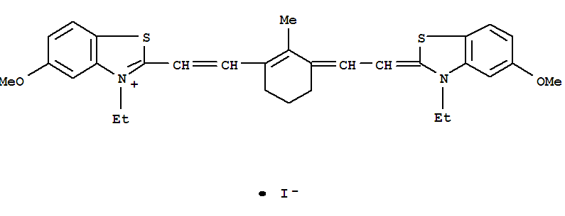 3-乙基-2-[(E)-2-{(3E)-3-[(2E)-2-(3-乙基-5-甲氧基-1,3-苯并噻唑-2(3H)-亚基)亚乙基]-2-甲基-1-环己烯-1-基}乙烯基]-5-甲氧基-1,3-苯并噻唑-3-鎓碘化物