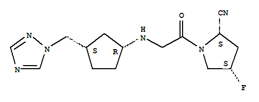美罗利汀; (2S,4S)-4-氟-1-[2-[[(1R,3S)-3-(1H-1,2,4-三唑-1-基甲基)环戊基]氨基]乙酰基]-2-吡咯烷甲腈